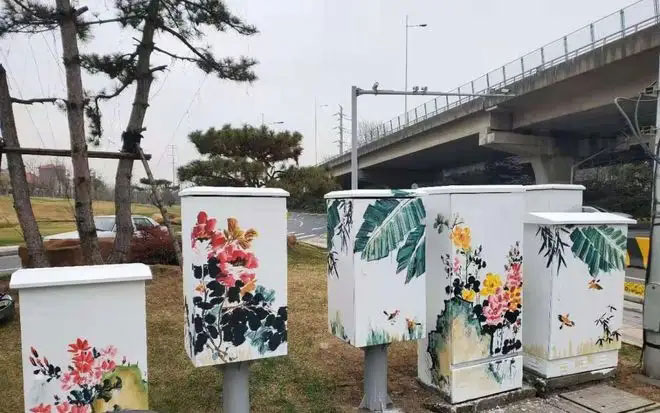 街頭配電箱變身“藝術(shù)品”，成為一道靚麗風(fēng)景線
